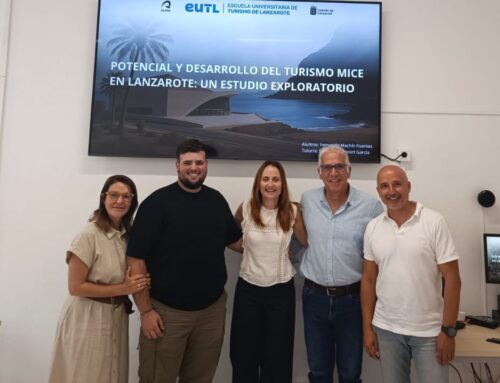 Fernando Machín Fuentes defiende con éxito su TFG sobre el turismo MICE en Lanzarote.