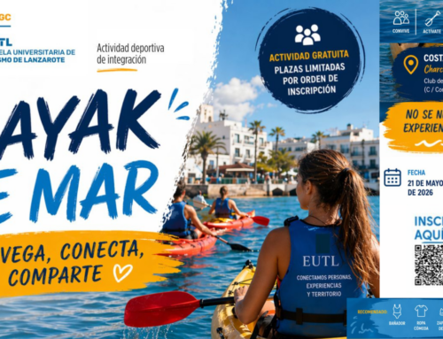 La EUTL organiza una actividad deportiva de integración: sesión de kayak de mar en Arrecife